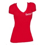 Danny's Venice Deep V Red Women's Tee